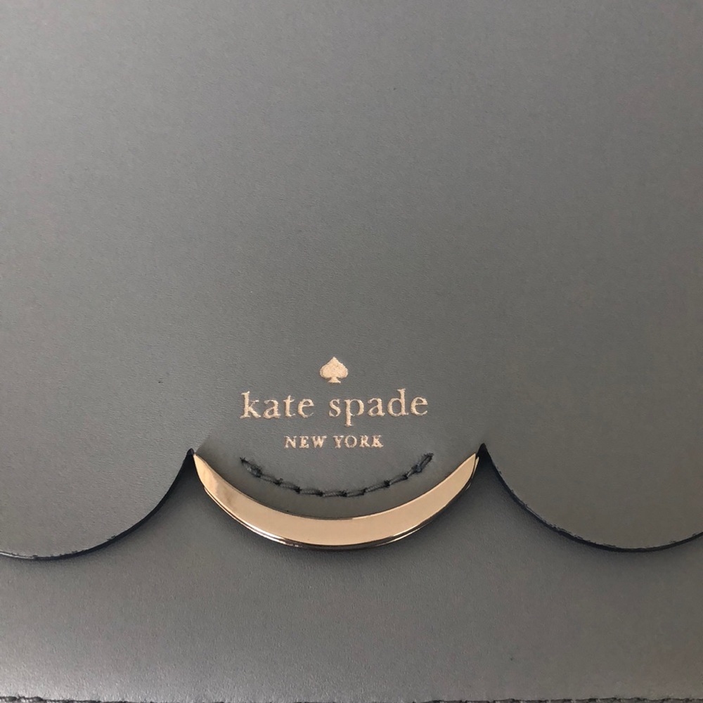 ⭐️NWT KATE SPADE NY BABY BLUE SCALLOPED BAG - Picture 2 of 15
